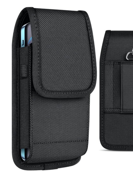 ykooe Other - 📱Cell Phone Pouch Black Nylon Holster Case Compatible w/Samsung Galaxy NWOT📱